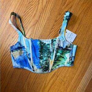Bershka Corset Crop top